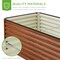 Best Choice Products 6x3x2ft Outdoor Metal Raised Garden Bed, Planter Box for Vegetables, Flowers, Herbs